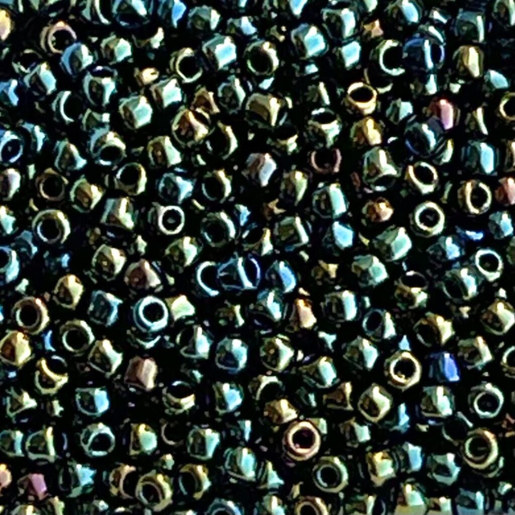 Round #11 Metallic Iris Green/Brown