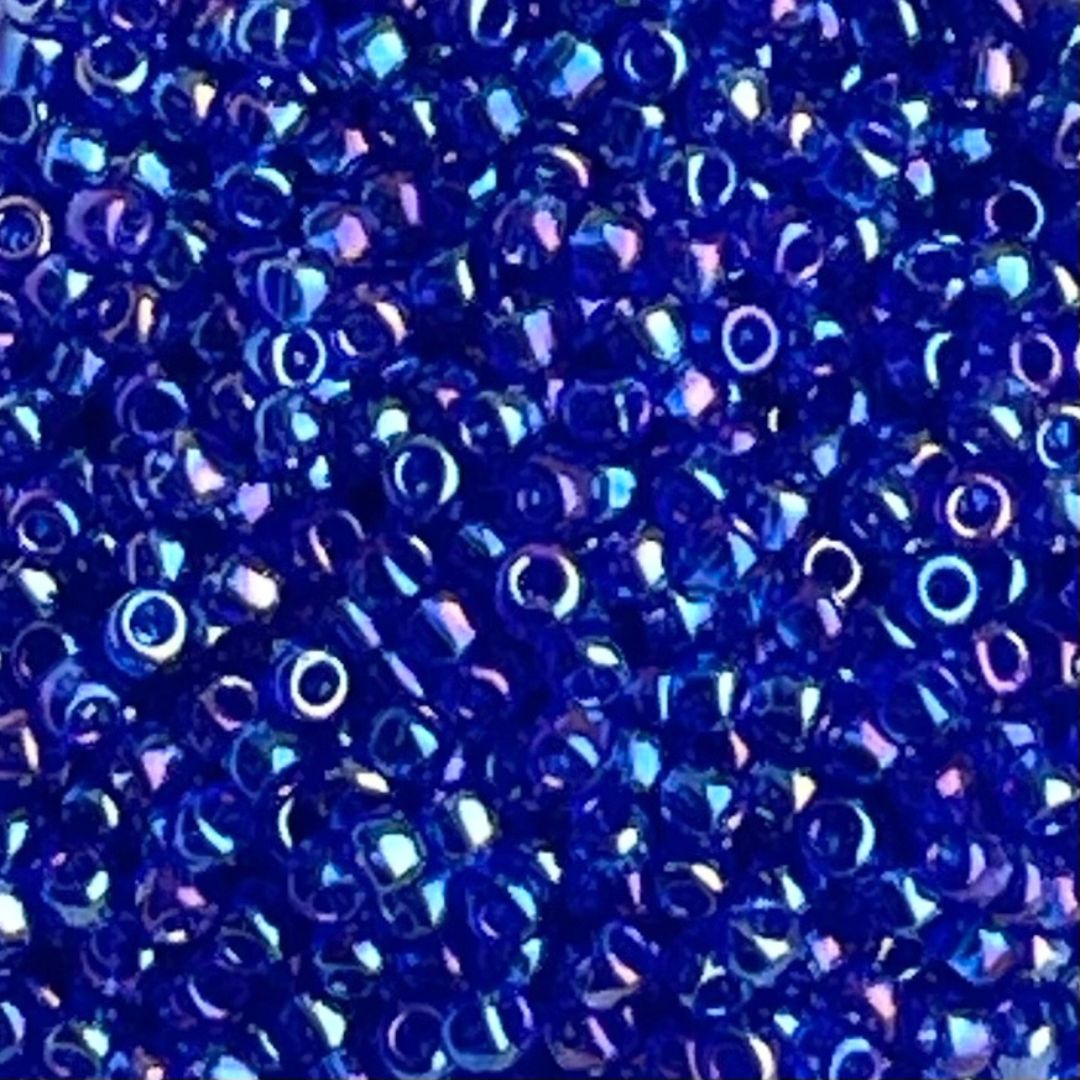 Round #11 Transparent Rainbow Cobalt - Image 1