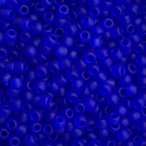 Round #11 Transparent-Frosted Dk Sapphire x 10 grs