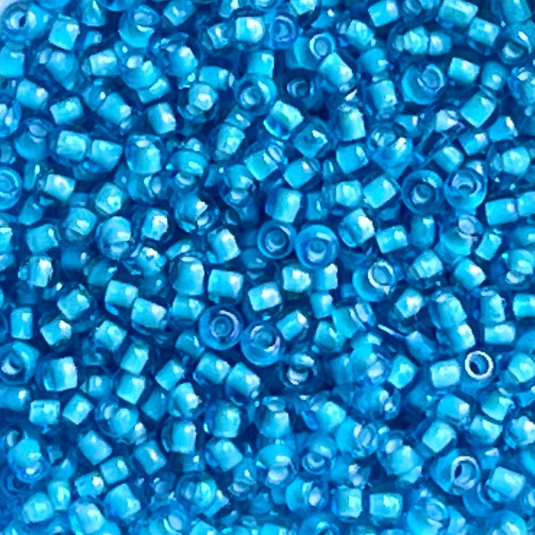 Round #11 Inside - Color Aqua - White Lined - Image 1