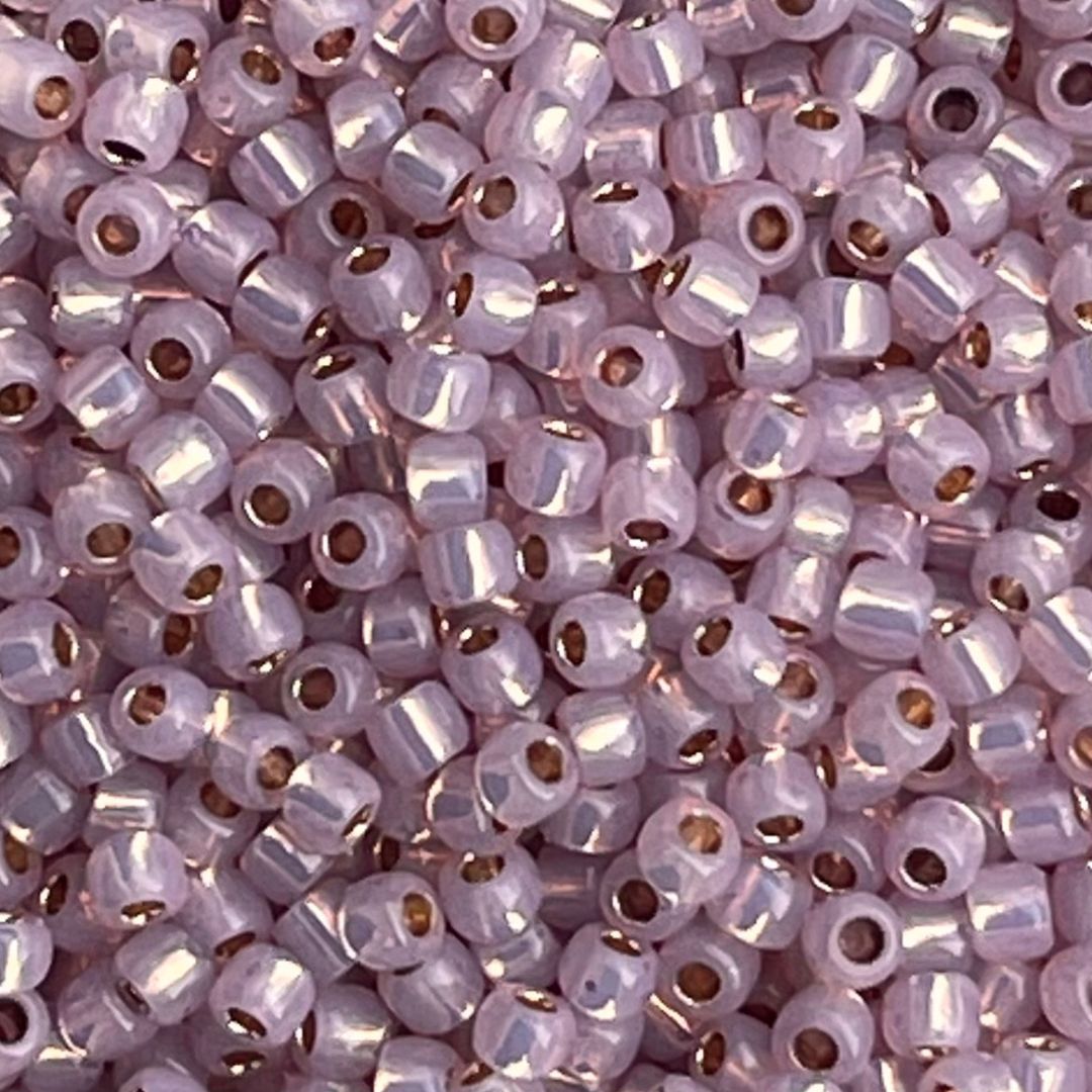 Round #11 PermaFinish Silver Lined Milky Lt Amethyst - Image 1