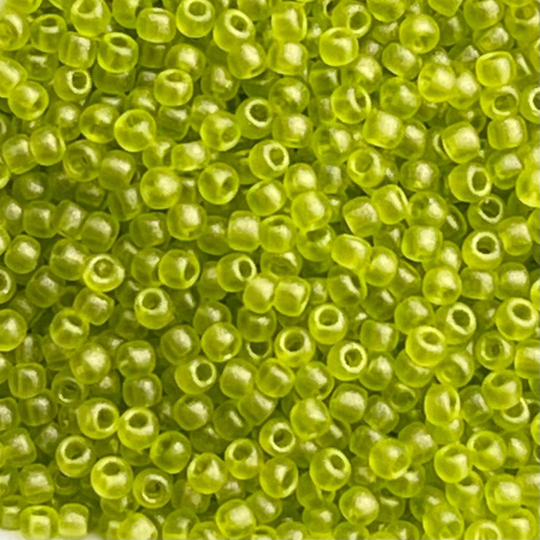 Round #11 HYBRID Sueded Gold Transp. Lime Green - Image 1