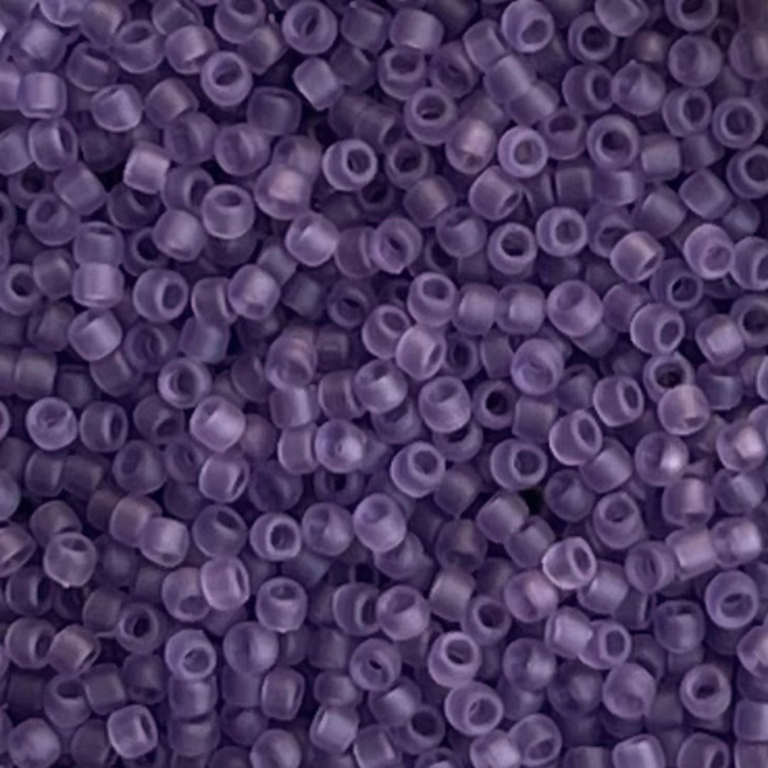 Round #15 Transparent Frosted Sugar Plum - Image 1