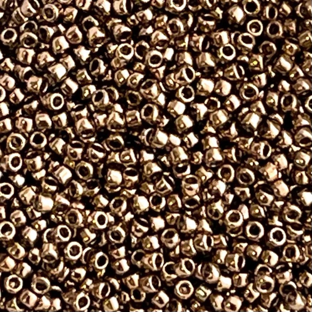 Round #15 Gold - Lustered Montana Blue - Image 1