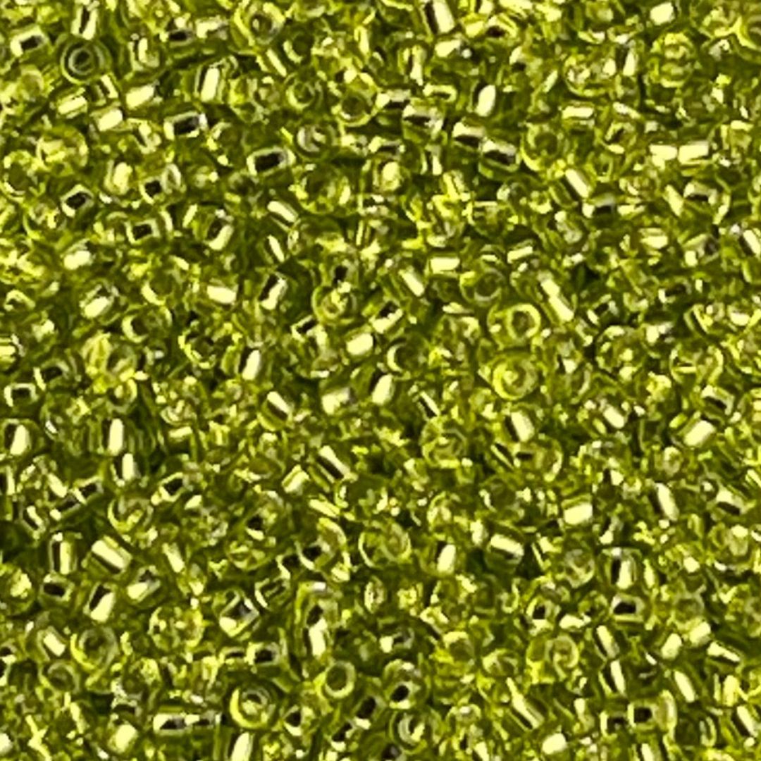 Round #15 SilverLined Lime Green - Image 1