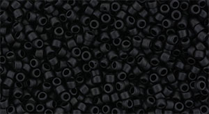 Round #15 Semi Glazed - Jet x 10 grs