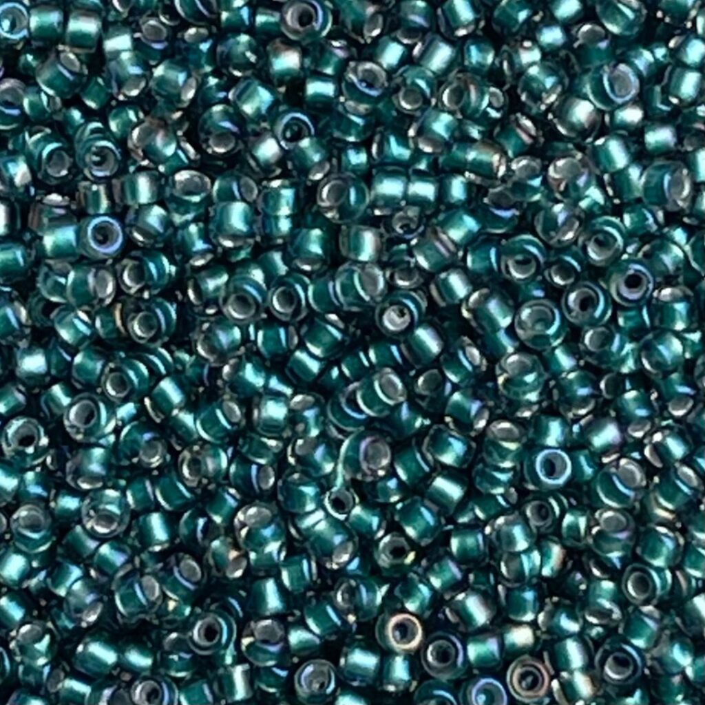 Round #15 InsideColor Crystal Prairie Green Lined