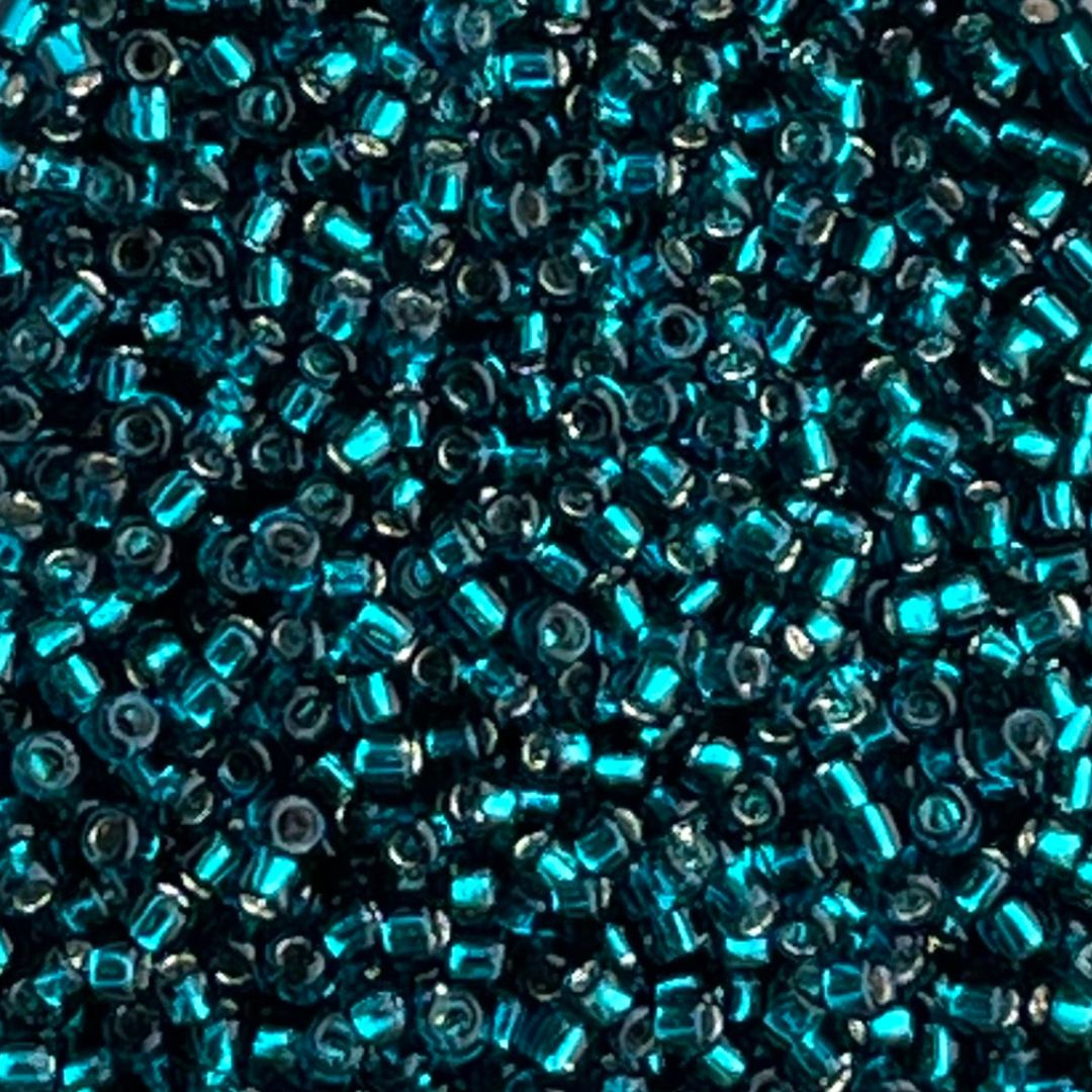 Round #15 SilveLined Teal - Image 1