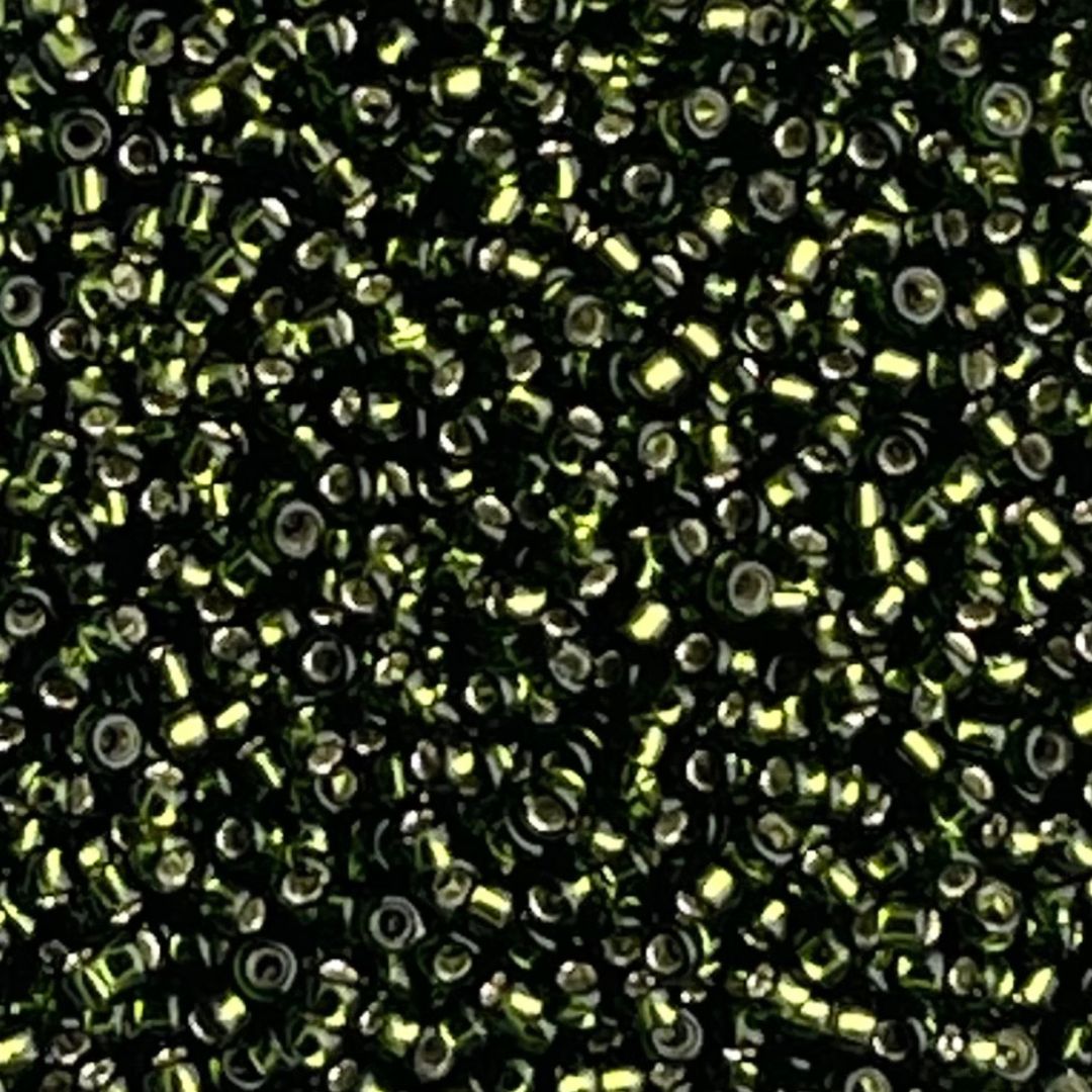 Round #15 SilverLined Olivine - Image 1