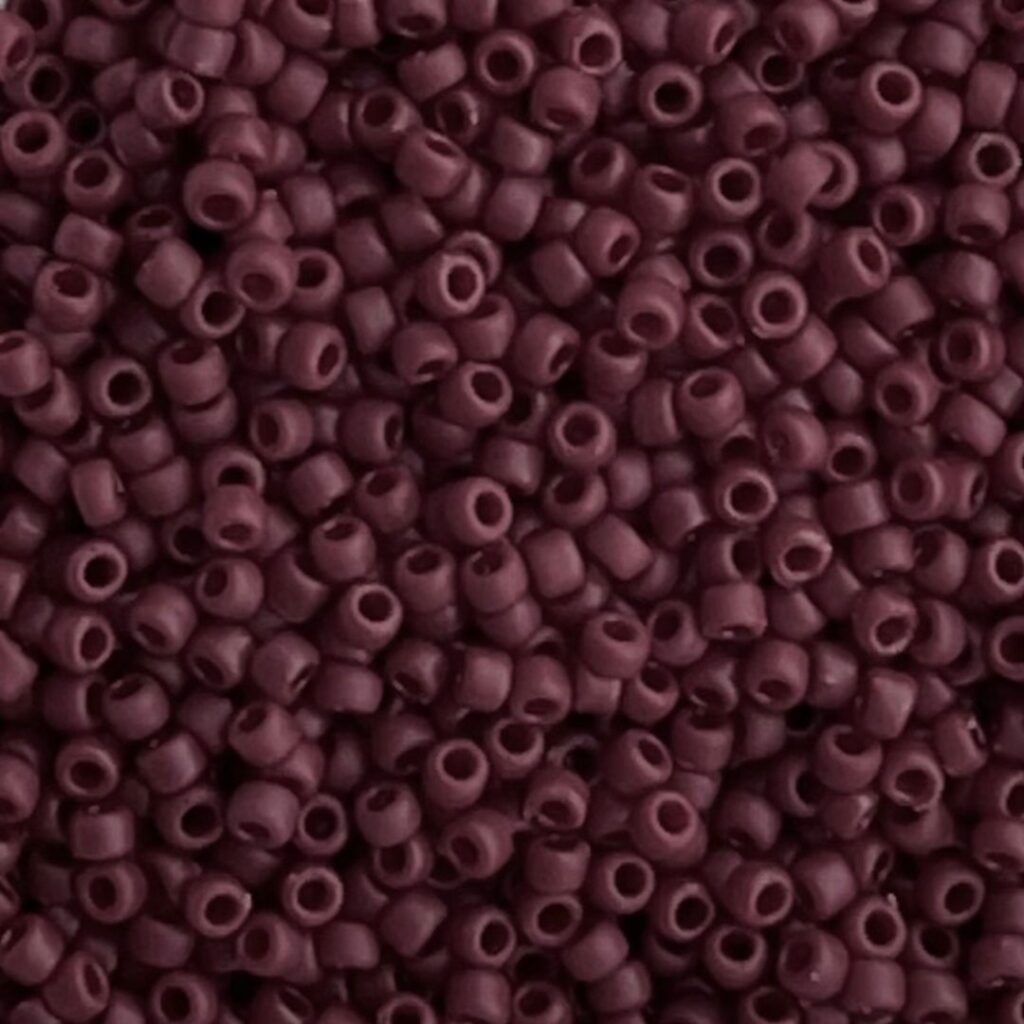 Round #15 Opaque Opaque Frosted Oxblood