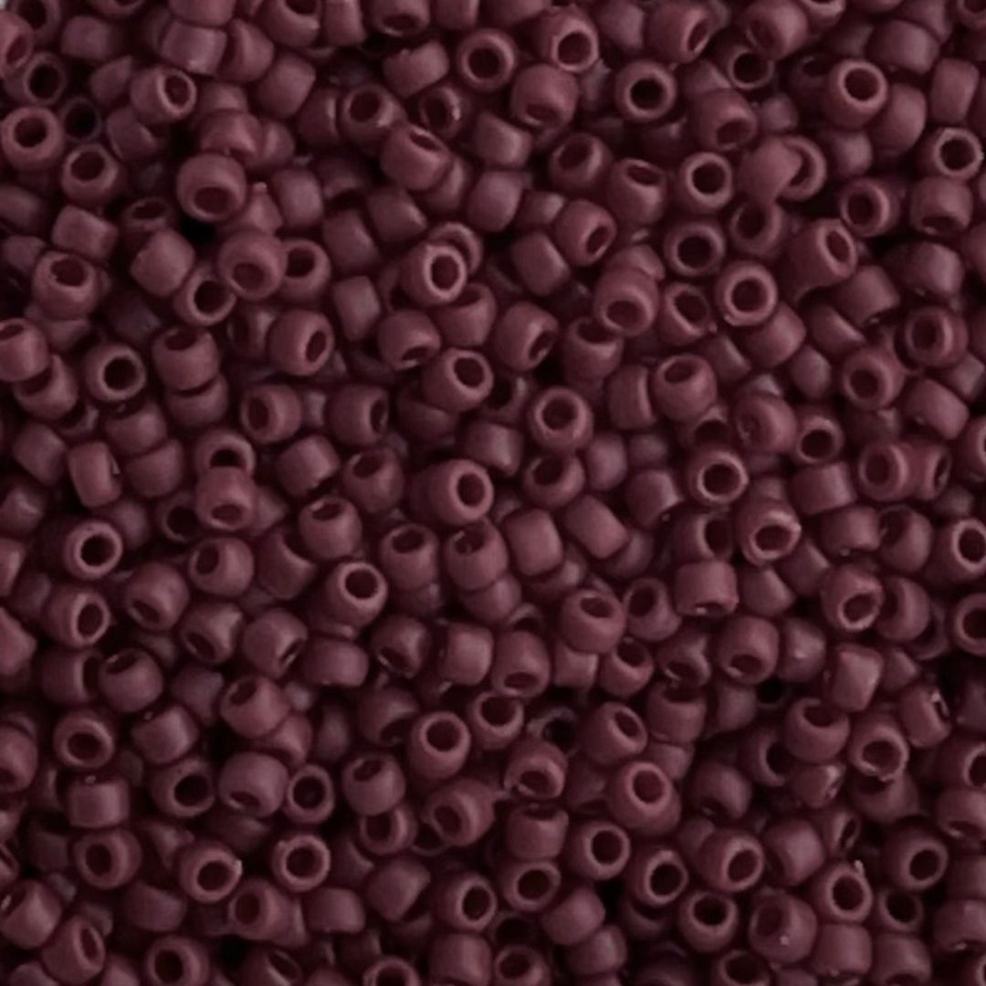Round #15 Opaque Opaque Frosted Oxblood - Image 1
