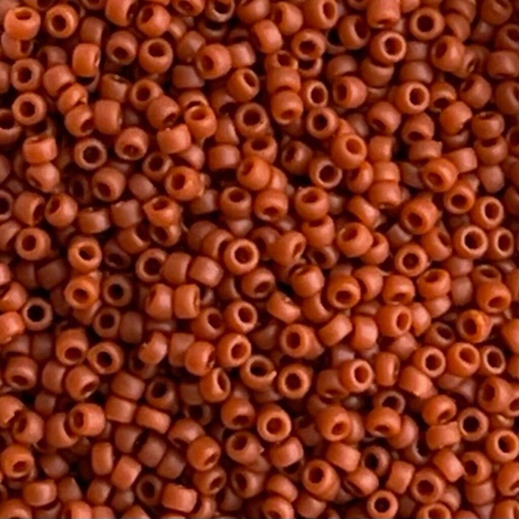 Round #15 Opaque Frosted Terra Cotta