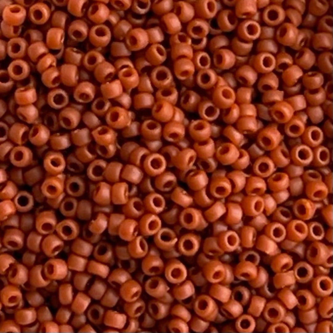 Round #15 Opaque Frosted Terra Cotta - Image 1