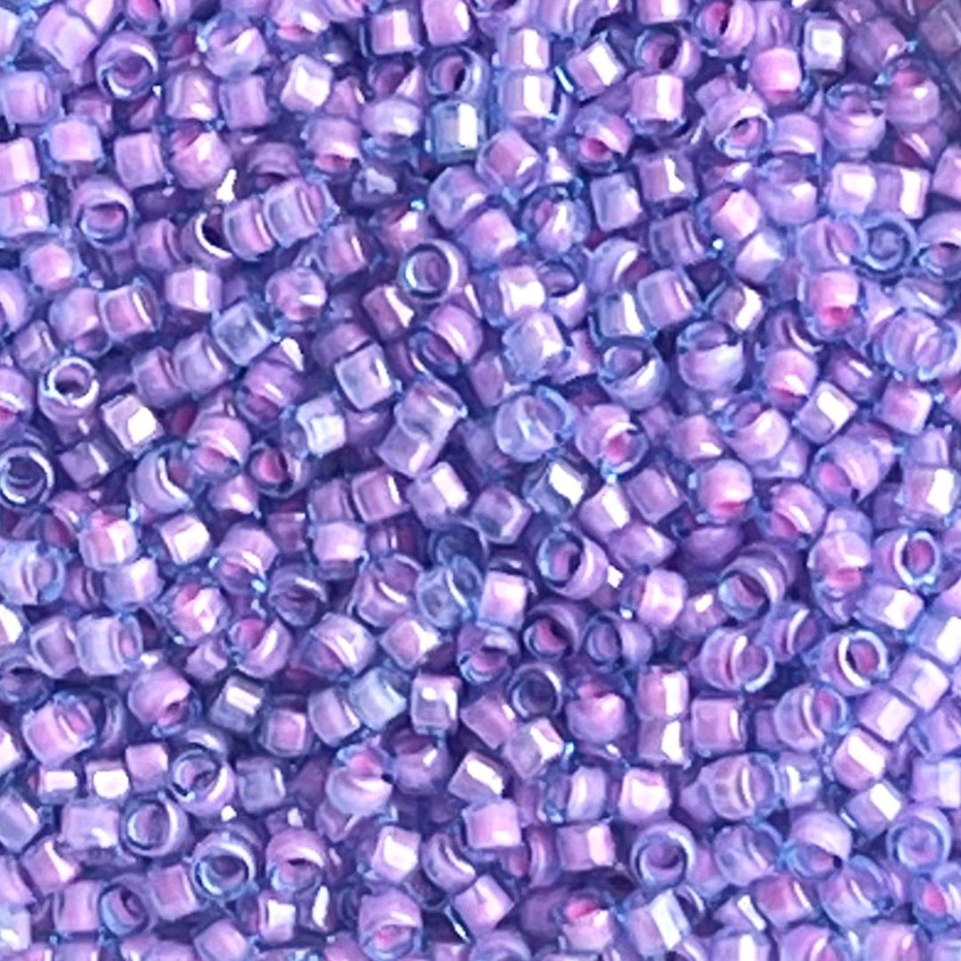 Treasure Bubble Gum Pink Lined - Aqua - Image 1