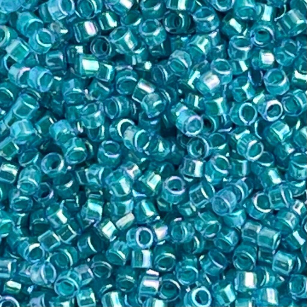 Treasure Turquoise-Lined Lt Sapphire Rainbow x 10 grs
