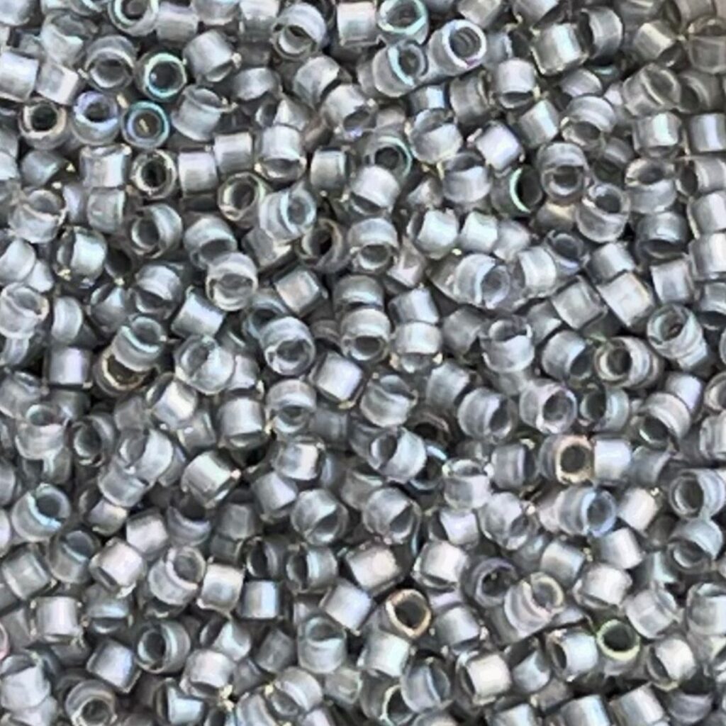 Treasure Light Gray-Lined Crystal Luster Rainbow