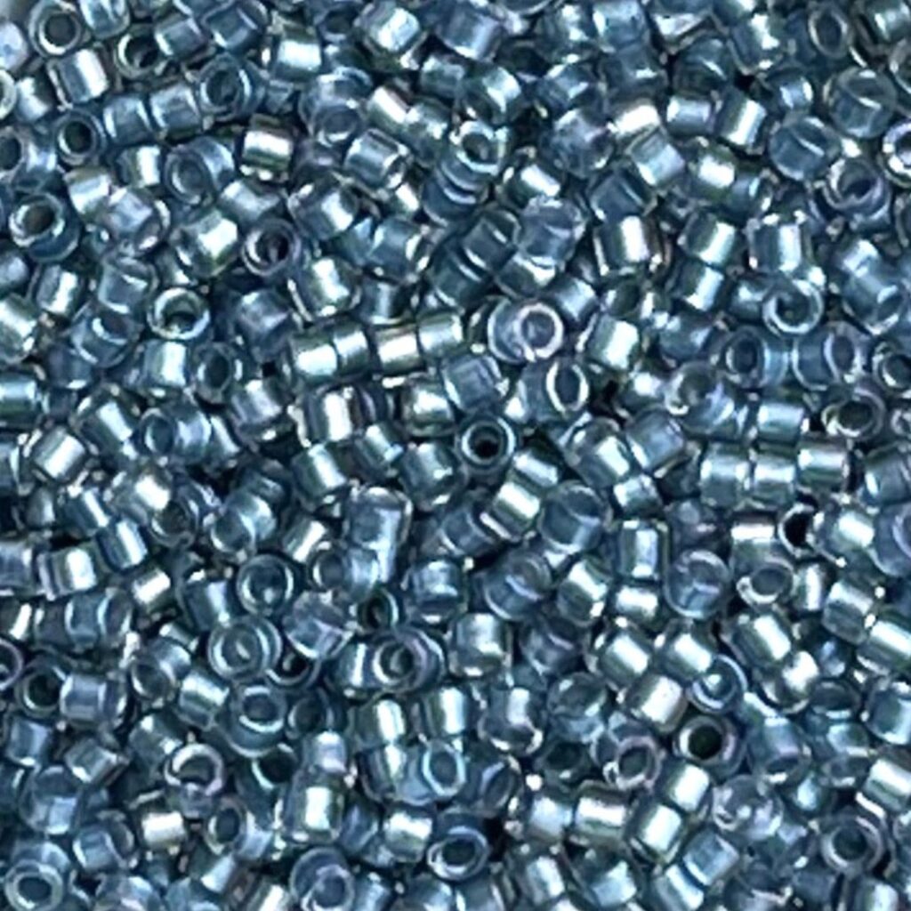 Light Capri-Lined Crystal Luster Rainbow  x 10 GRS