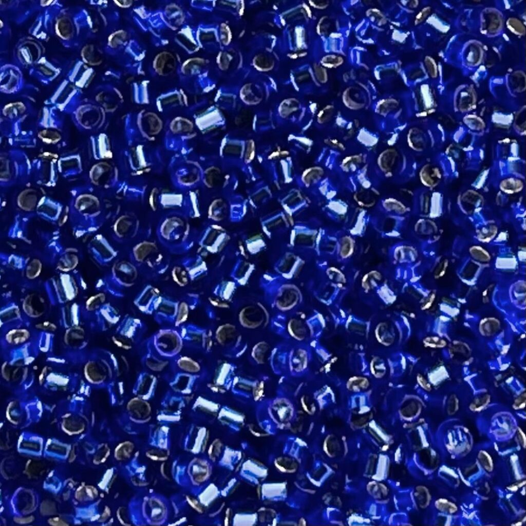 Treasure Transparent Silver-Lined Cobalt x 10 grs