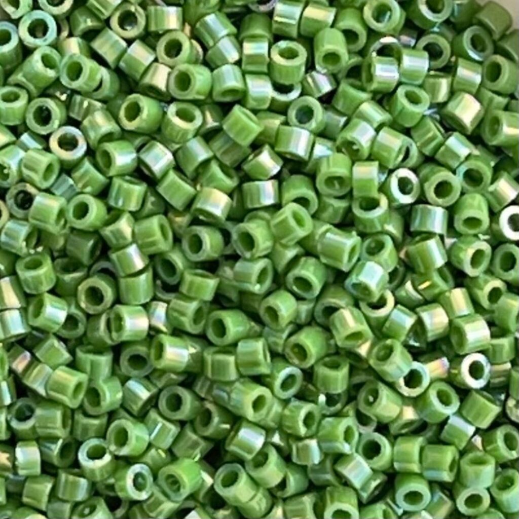 Treasure Opaque Mint-Green Rainbow