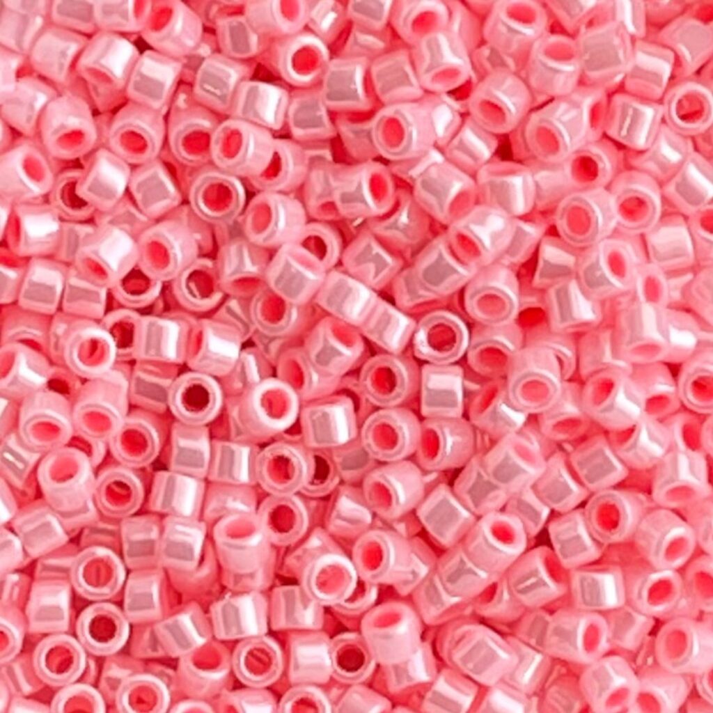 Treasure Opaque Pastel Peach Blossom Luster