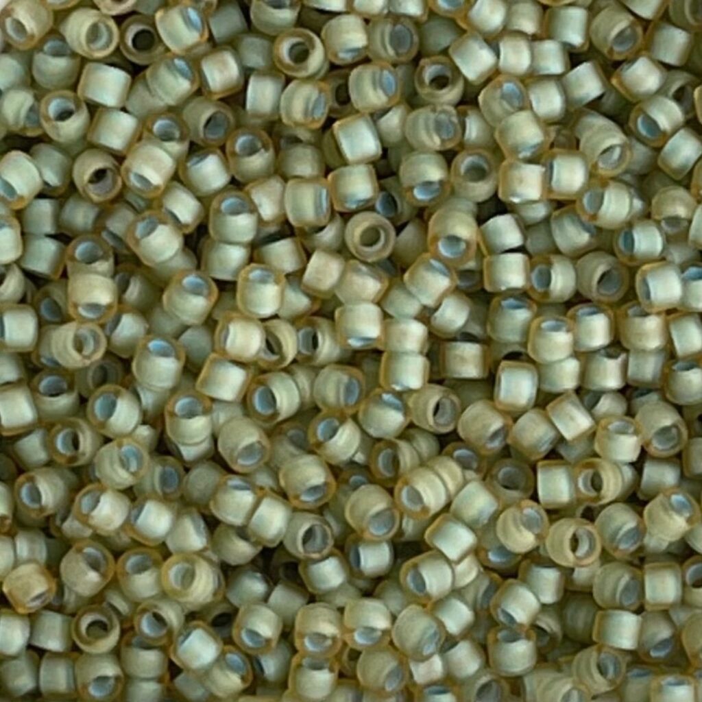 Treasure Frosted Seafoam-Lined Topaz Rainbow