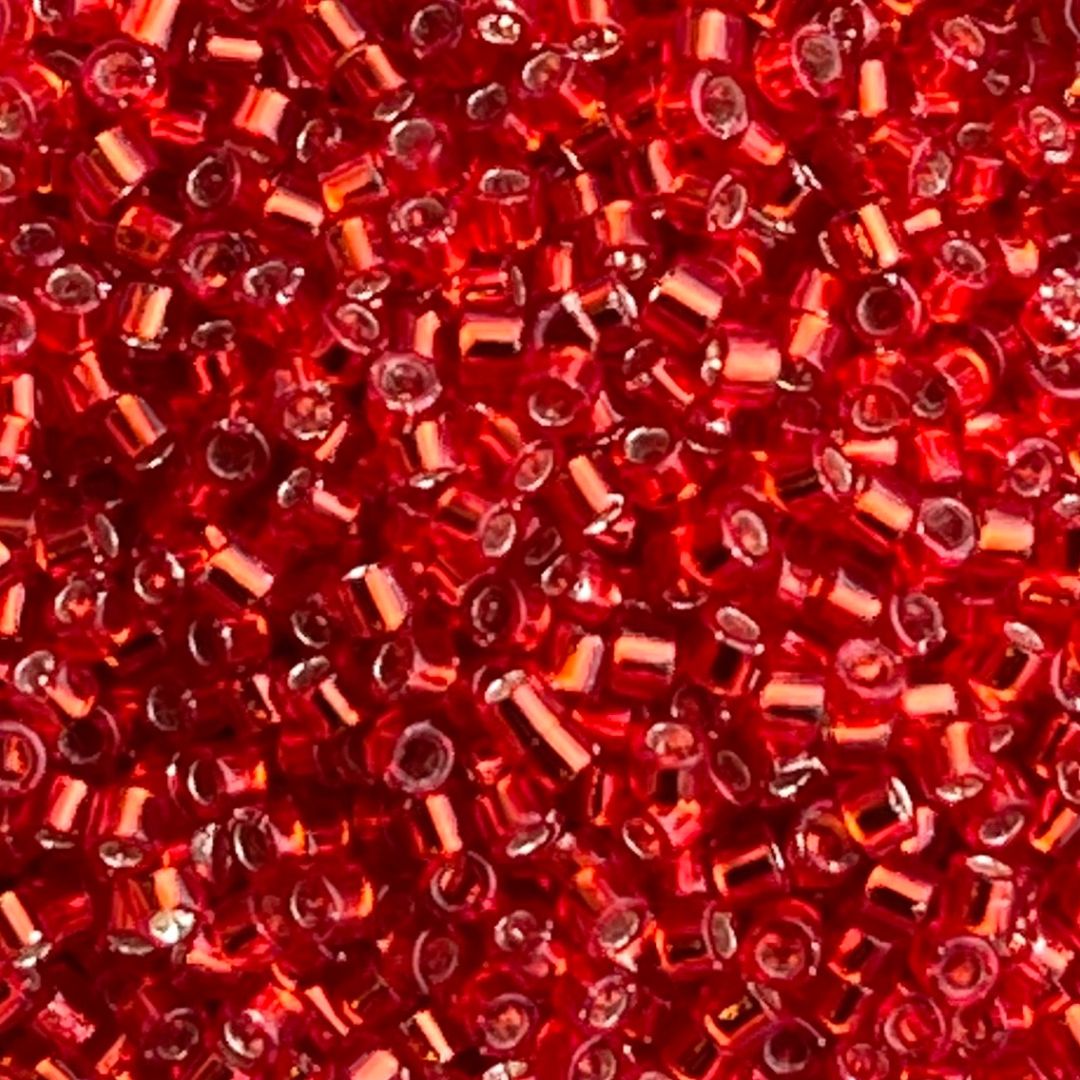 Transparent SilverLined Siam Ruby - Image 1