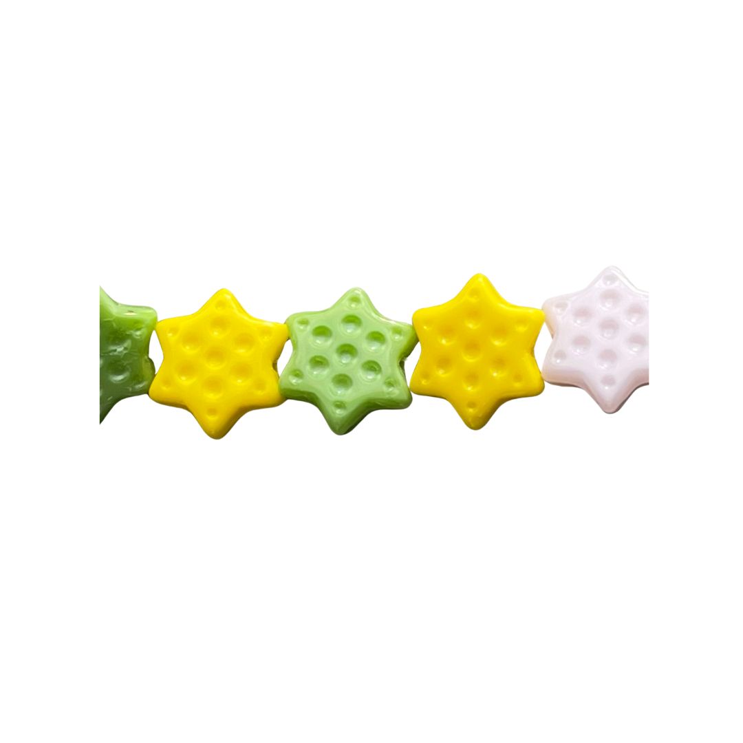 Mix Stars 14x12mm 25bds/str - Image 1