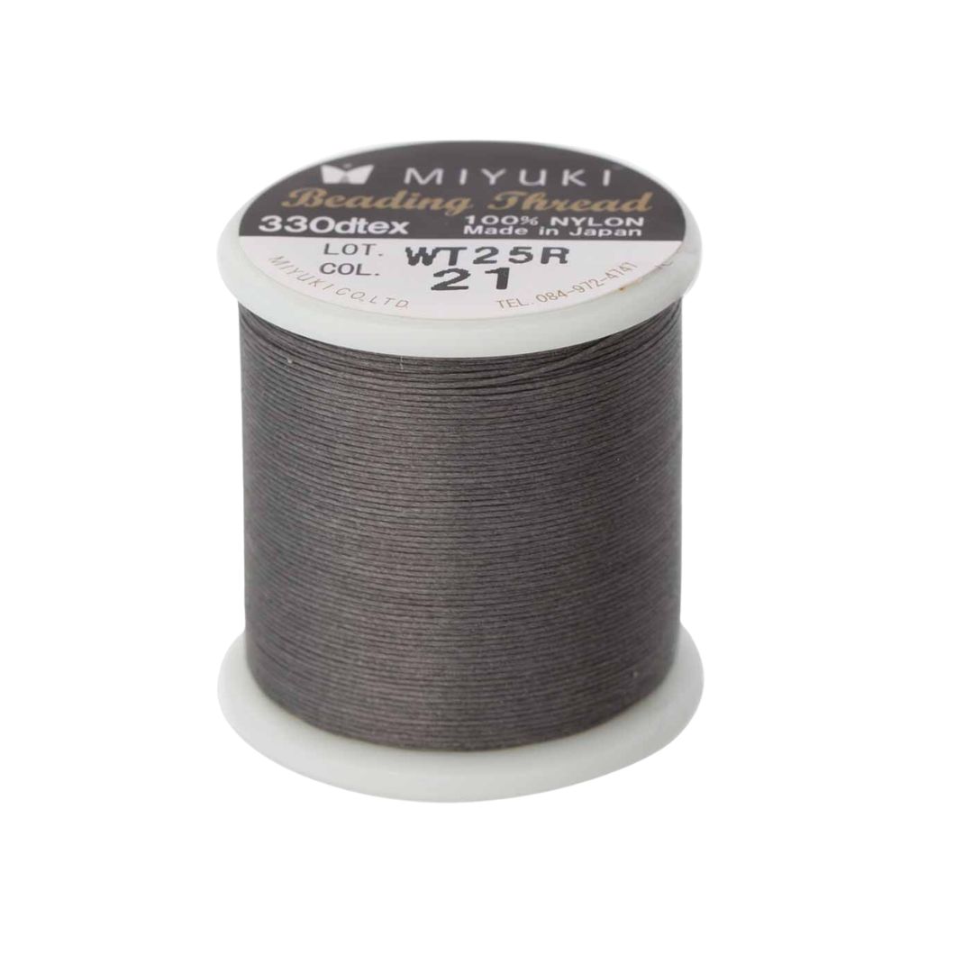 Miyuki Beading Thread Grey x 50 mt - Image 1