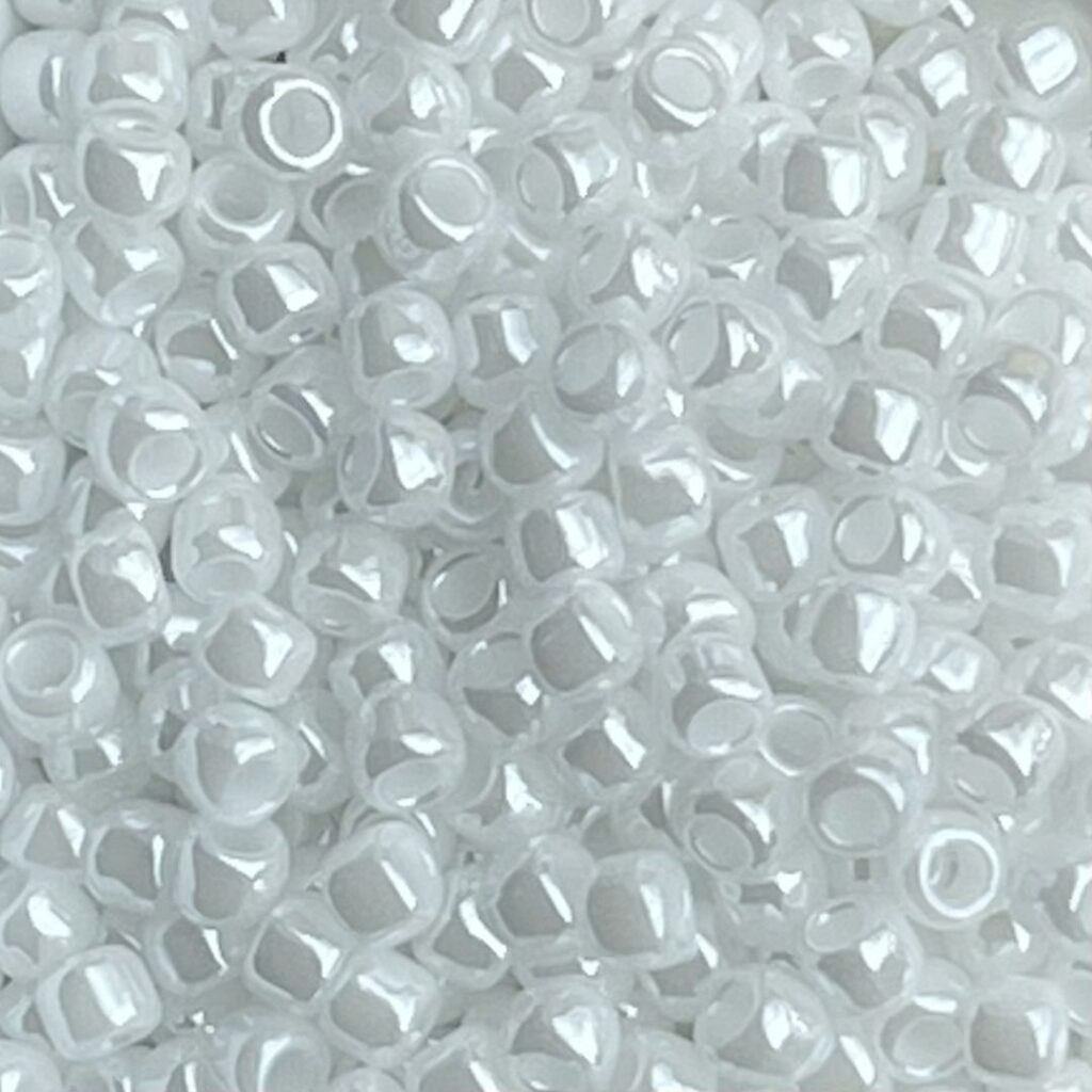 Round #8 Opaque-Lustered White