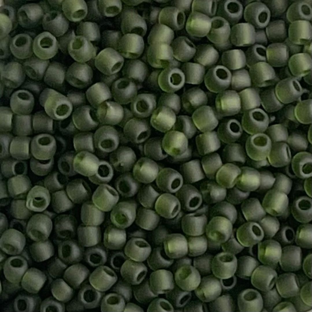 Round #11 Transparent – Frosted Olivine - Image 1